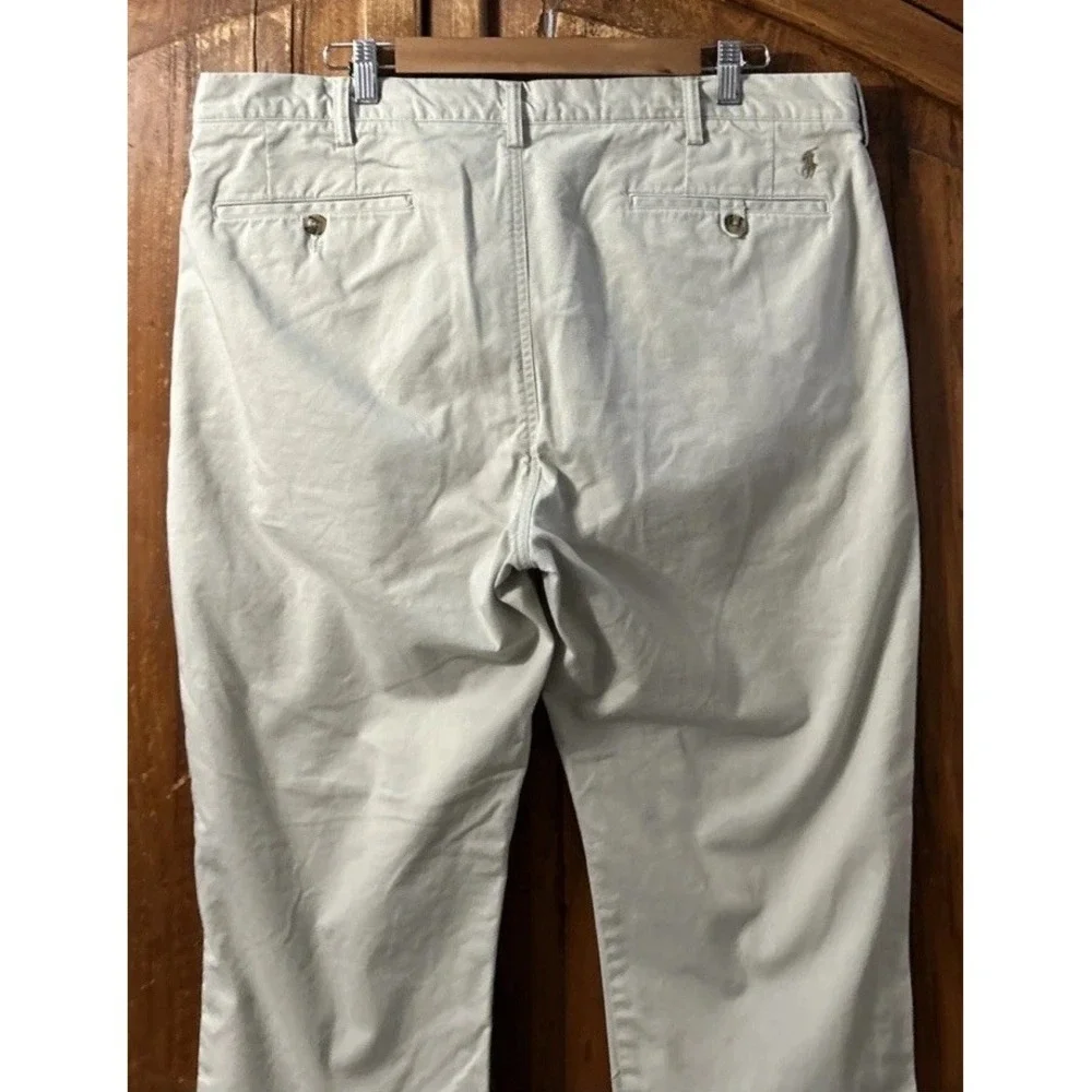 Mens Polo Ralph Lauren Stretch Straight Fit 7 Oz‎ Twill Chino Pants Sz 38 38x32